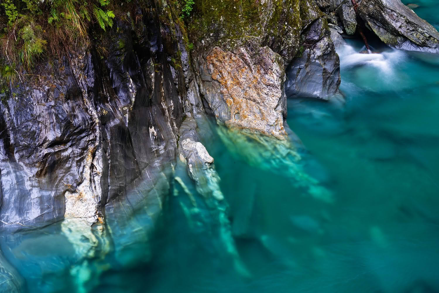 Blue Pools, Haast Pass, New Zealand