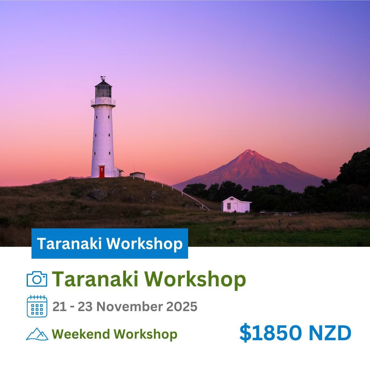 Taranaki Photography Workshop