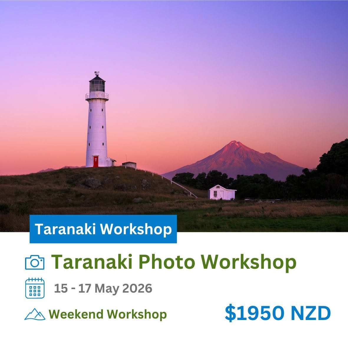 Taranaki Photography Workshop